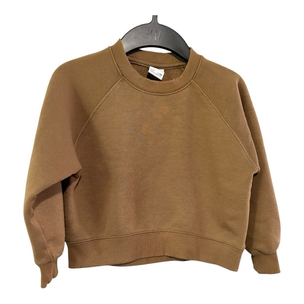 Zara Kids Crew Neck Sweater. Tan. Size 7.